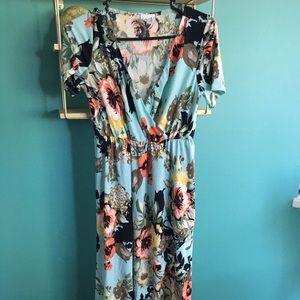 Long floral dress